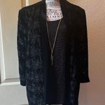 R & M Richards Black Sheer Camisole Top Size 8 Photo 0