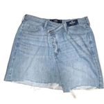 Hollister ultra high rise crossover denim mini skirt Photo 2