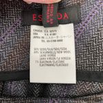 Escada Wide Leg Gray/Purple Pinstripe Silk/Wool Slacks Size 40/4 Gray Photo 7