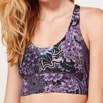 Lululemon Free To Be Moved Bra Size 4 Lilac Paisley Print Sporty Athletic Photo 5