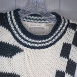 Vintage International Stefano sportswear hand knit car sweater Black Size M Photo 2
