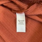 Maurice's 24/7 Burnt Orange Strappy Front Waffle Knit Top Photo 9