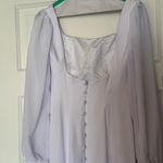 NWOT wedding gown buttons down entire train White Photo 5