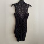 Cache Black Sheath Halter Lace Cocktail Dress 0 Photo 5