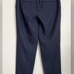 Tory Burch  Marina Wool Tapered Ankle Trousers in Navy Blue 2 Photo 3
