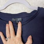 Top shop navy tie sleeve tunic top mini dress Photo 3