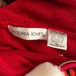 Victoria Jones Vintage  Zip Cardigan Christmas Sweater Photo 4