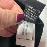 Diane Von Furstenberg  DVF Pencil Skirt Kimmie Sz 6 Black Stretch Side Zip Career Photo 5