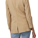 Current/Elliott  The Highball Blazer Jacket Women’s 1 US Size 2-4 Tan/Gold Accent Photo 2