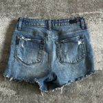 Paige  Jean Shorts Womens 28 Sarah Longline Blue Denim Distressed Photo 7