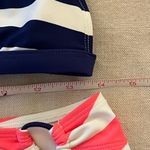 Body Glove  Blue Coral White Striped Teeny Bikini‎ Size Large Photo 1