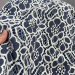 Halogen  Top Skirt 2 Piece Set Womens Large 14 Lace Modest Spring Church Office Photo 3