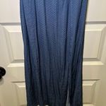 Nsr  Blue Polka Dot Square Neck Smocked Dress size M Photo 5