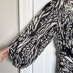 Veronica Beard • Mavis Animal-print Silk-chiffon Midi Dress blouson high low Photo 7