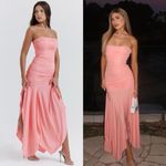 House Of CB Ivana Apricot Dress M Photo 2