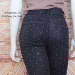 EXPRESS  | Blk Wash Rhinestone Jeweled Skinny Jeans Photo 2