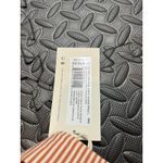 Pact NWT  Shell Stripe Jolene Tie-Back Dress Orange Womens Size Large Photo 3