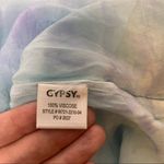 Gypsy 05  lace up tie dye swim cover up tunic Photo 4