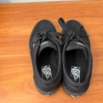 Vans  Atwood All Black Canvas Low Top Sneaker Shoe Skate Lace Up Casual W8.5 Photo 3