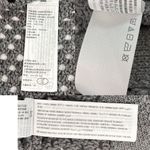 Abercrombie & Fitch Basket Weave Cotton Open Cardigan Sweater SMALL Gray Shrug Photo 7