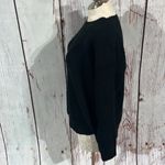 Merokeety  waffle knit black long sleeve sweater size XXlarge. Photo 5