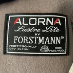 VINTAGE Alorna 100% Wool Coat with Scarf | Pockets | Fully Lined Paisley Print Brown Size undefined Photo 15