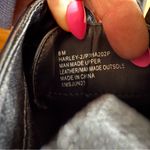 Sincerely Jules Harley Black Patent Leather Combat Boot Side Zip Gothic Punk 8 Photo 5