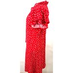 Kaileigh  Red & White Polka Dot Dress Size Medium Photo 4