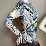 Calia swim set Tropical Leaf Print Bikini Set Blue Size M Photo 3