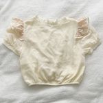 Japanese Kawaii Gyaru Lolita Himekaji Princess Cream Lace Frill Blouse Shirt Top Size XS Photo 7