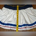 Adidas  x Pharrell Williams New York Pleated Skirt/Skort Size S White Navy Blue Photo 5