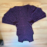 RVN | Dresses | Rvn Burgundy Leopard Print Mini Dress Sz Large Black Photo 2