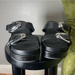 Aerosoles  Shoes Women’s 9.5 Chance Black Leather Slide Platform Sandal Photo 3