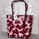 Kate Spade COPY - Brynn Rose Florets Tote Bag Bow Dangle NWT $359 Floral Pink M… Photo 5