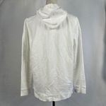 LL Bean 1912 Organic Cotton Full Zip Hoodie Sweatshirt White Womens Large Photo 4