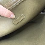 Madewell  The Transport Saddlebag Leather Crossbody Bag Tundra Olive Green Photo 4