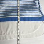 Croft & Barrow Top Women's XL Blue White Striped Pullover Sweater Chiffon Bottom Photo 7