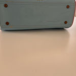 Von Dutch Y2K  Baby Blue Pink Bowling Bag Duffel Purse Pocketbook Handbag Satchel Photo 4