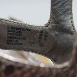 dexflex comfort Dex Flex T Strap Metallic Thong Wedge Sandal Gem Stone Jeweled Size 8.5 Photo 9