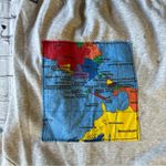 Superdry Full Zip Sweatshirt Medium Gray World Map Womens Unisex Globe Travel Photo 14