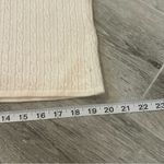 Valerie Stevens  Cream Cable Knit
Wool Blend Sleeveless Top Woolmark
Size XL Photo 4