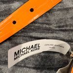 Michael Kors  Gold and Orange Reversal-able Belt Size M Photo 2