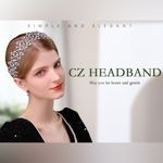 NWOT CZ Bridal Headband Comb Tiara Silver Wedding Hair Accessory Prom‎ Pageant Photo 5