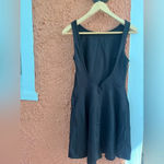 Lulus Women’s  Black Skater A-Line Flare Mini Dress Low Back Size Medium Photo 1