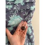 Free People Meet Me In Maui Printed Mini Dress in Ocean Combo Blue Size XL Photo 8