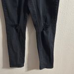 Seven7 Black Tummyless high rise skinny Pants Photo 2
