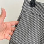 Ann Taylor NWOT  Straight Leg houndstooth Pants 0P Petite size White Black NWOT Photo 2