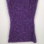 Retrofête Retrofete Carnegie Embellished Sequin Mini Dress Purple Small Sleeveless NWT Photo 4