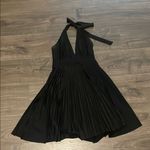 Soprano Vintage Y2K  Black Backless Halter A Line Dress, Size Small Photo 0