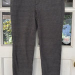 Old Navy  Pixie Pants Womens 8 Black Tiny Diamond Stretch Mid Rise Ankle Length Photo 0